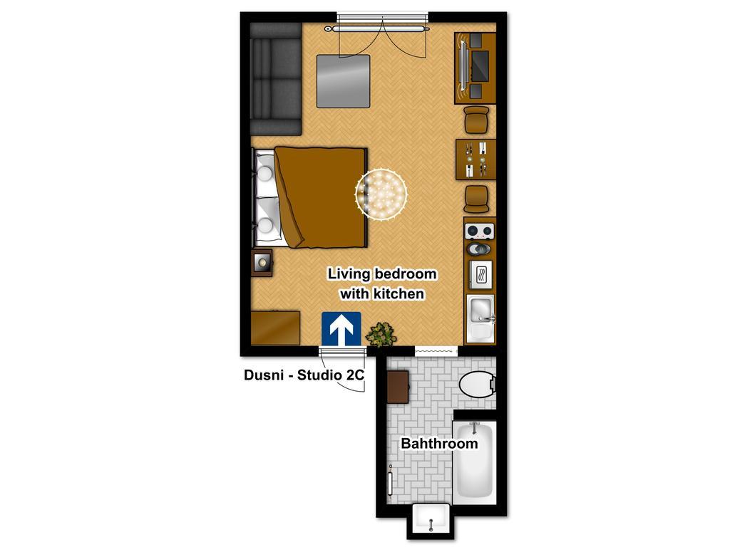 Old Town - Dusni Apartments Прага Экстерьер фото